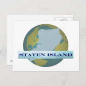 Carte postale de Staten Island (Devant / Derrière)