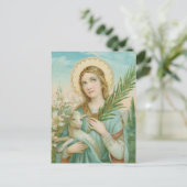 Carte postale de Ste Agnès de Rome (MH 01) (Debout devant)