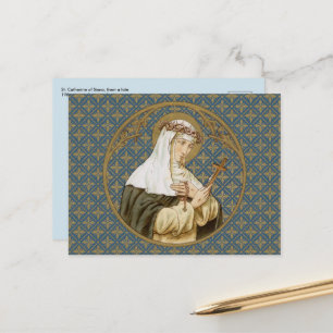 Carte postale de Ste Catherine de Sienne (BK 19)