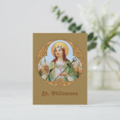 Carte postale de Ste Philomène (BK 005) (Debout devant)