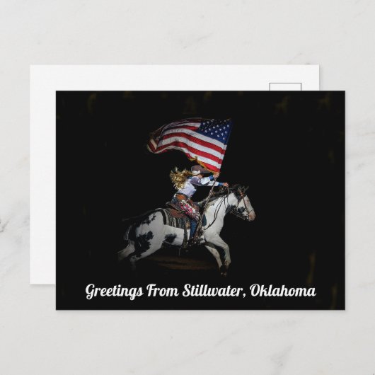 Carte postale de Stillwater, Oklahoma (Devant / Derrière)
