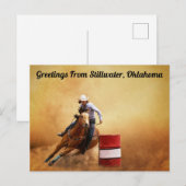 Carte postale de Stillwater, Oklahoma (Devant / Derrière)