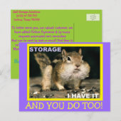 Carte postale de stockage (Devant / Derrière)