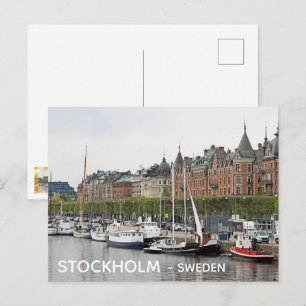 Carte postale de Stockholm Suède !