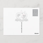 Carte postale de style antique Bull Terrier Photo (Dos)