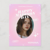 Carte postale de style fancafe pour l'anniversaire (Devant)