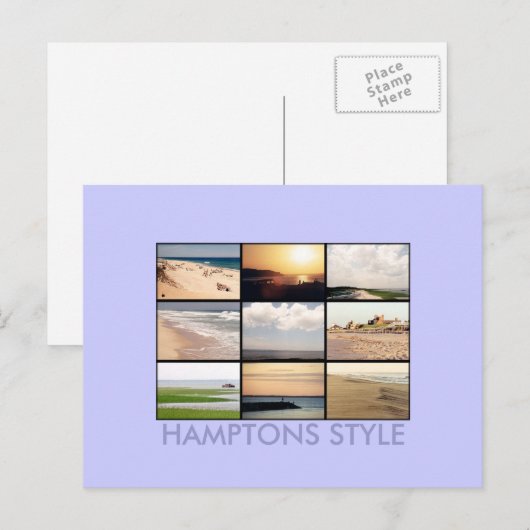 Carte postale de style Hamptons 2 (Devant / Derrière)