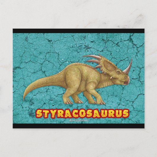 Carte postale de Styracosaurus (Devant)