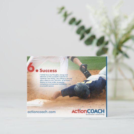 Carte postale de succès (Debout devant)