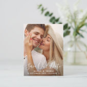 carte postale de superposition moderne élégante po (Debout devant)