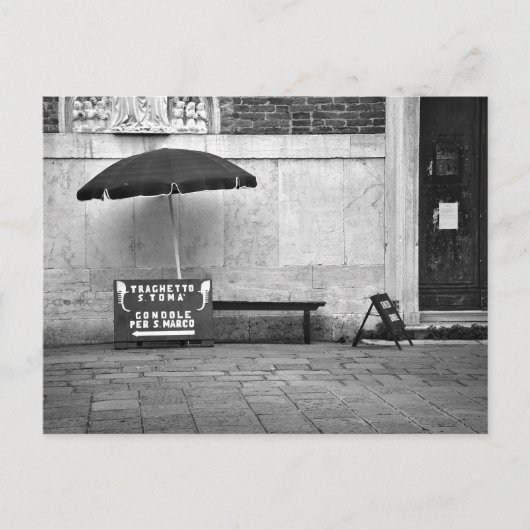 Carte postale de support de gondolier (Devant)