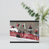 Carte postale de surf des neiges (Debout devant)