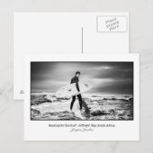 Carte postale de Surfer a Jeffry's Bay (Devant / Derrière)