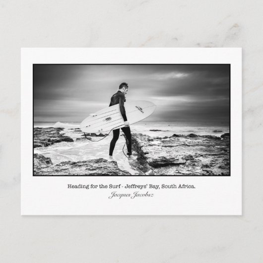 Carte postale de Surfer a Jeffry's Bay (Devant)