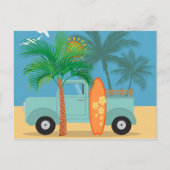 Carte postale de surfeur (Devant)