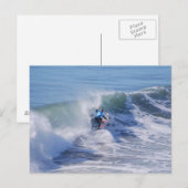 Carte postale de surfeur californien (Devant / Derrière)