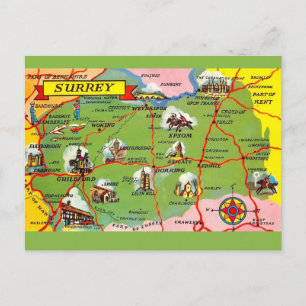 Carte postale de Surrey Angleterre