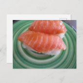 Carte postale de sushi (Devant / Derrière)