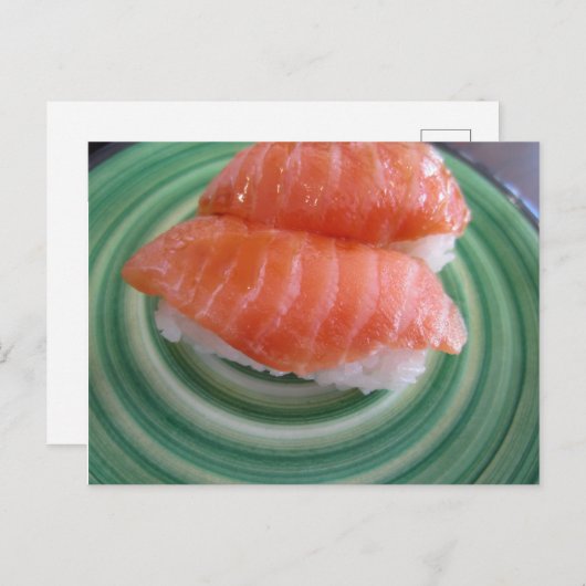 Carte postale de sushi (Devant / Derrière)