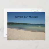 Carte postale de Suttons Bay Michigan (Devant / Derrière)
