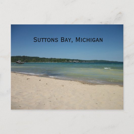 Carte postale de Suttons Bay Michigan (Devant)