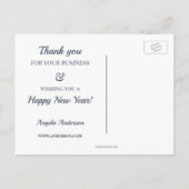 Carte postale de sweater Navy pour photo de vacanc (Dos)