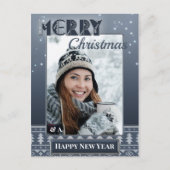 Carte postale de sweater Navy pour photo de vacanc (Devant)