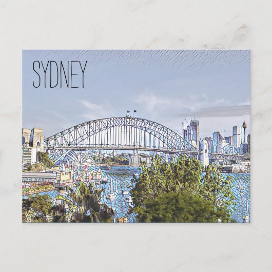 Carte Postale de sydney harbour (Devant)