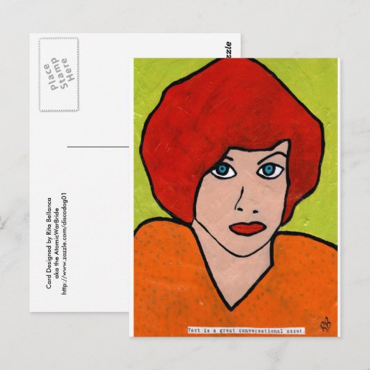 Carte postale de tact (Devant / Derrière)