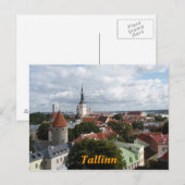 Carte postale de Tallinn (Devant / Derrière)