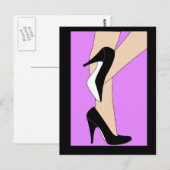 Carte postale de talons (Devant / Derrière)