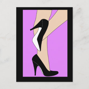 Carte postale de talons