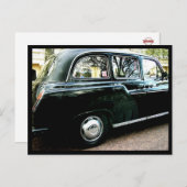 Carte postale de taxi Londres (Devant / Derrière)