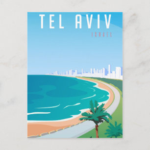 *~* Carte postale de Tel Aviv Israël Paysage urbai