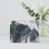 Carte postale de tempête de poussière à Anchorage  (Debout devant)