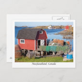 Carte postale de Terre-Neuve, Canada (Devant / Derrière)