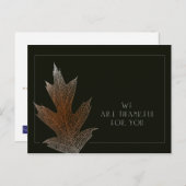 Carte postale de Thanksgiving (Devant / Derrière)