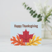 Carte postale de Thanksgiving (Debout devant)