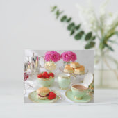 Carte postale de thé après-midi (Debout devant)