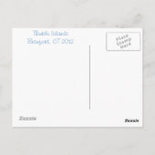 Carte postale de Thimble Island (Dos)