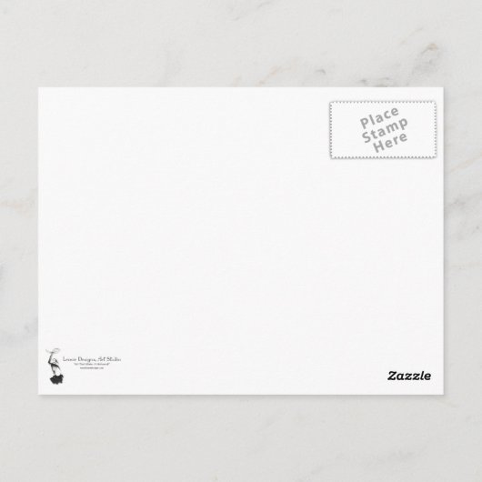 Carte postale de Thinker (Dos)