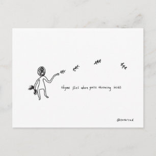 carte postale de thym