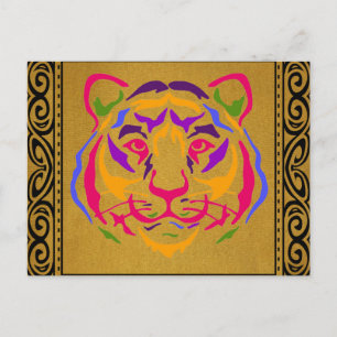 Carte postale de tigre