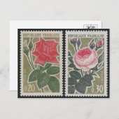 Carte postale de timbre gravé classique (Devant / Derrière)