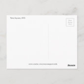 Carte postale de Times Square, NYC (Dos)