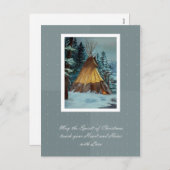 Carte postale de Tipi de carte postale/Noël de (Devant / Derrière)