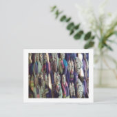 Carte postale de tissage Fibre Arts par Willowcatd (Debout devant)