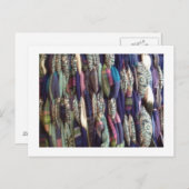 Carte postale de tissage Fibre Arts par Willowcatd (Devant / Derrière)