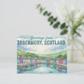 Carte postale de Tobermory Écosse (Debout devant)
