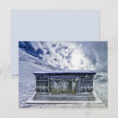 Carte postale de tombeau gothique (Devant / Derrière)